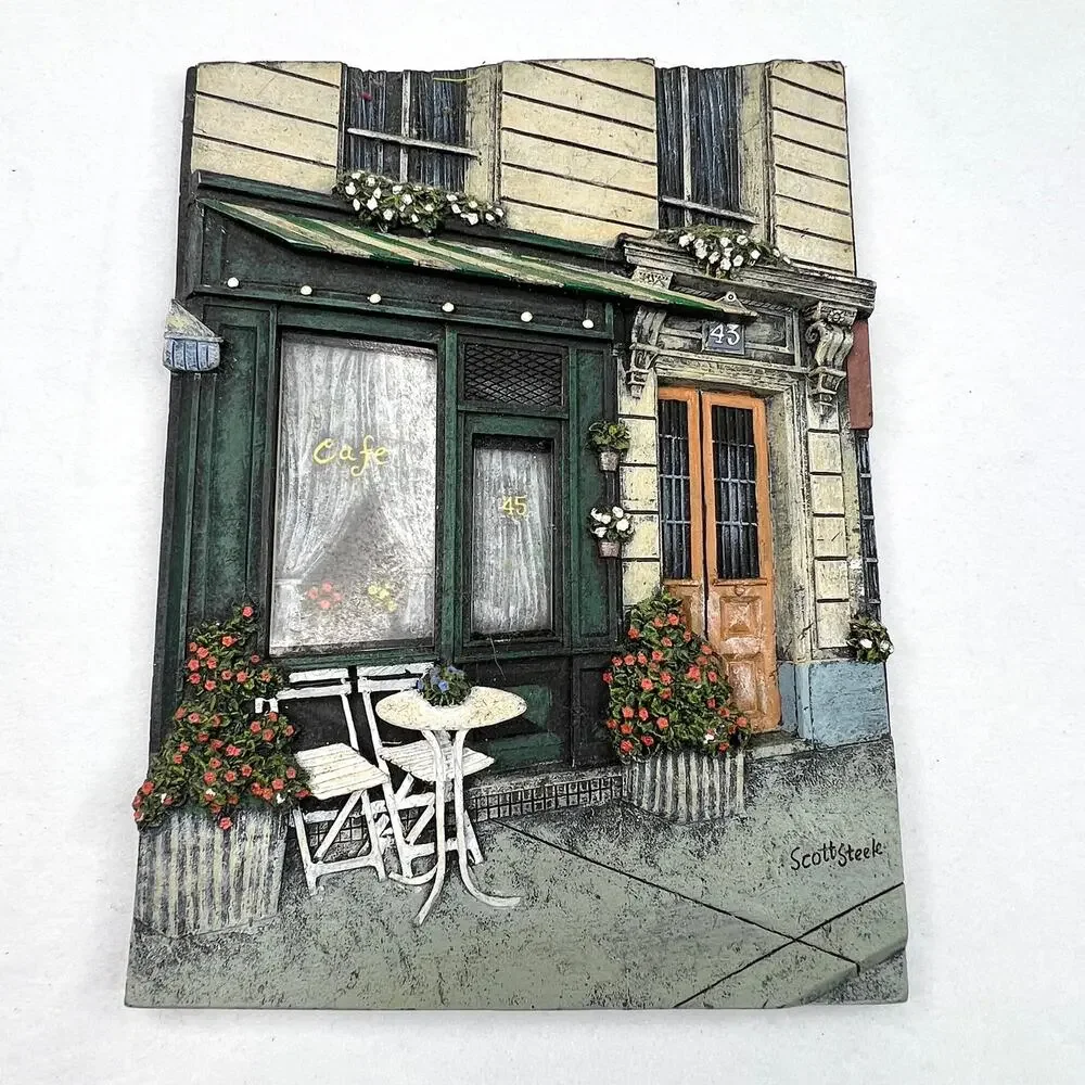 2 Scott Steele 3D Cafe Wall Art Plaques